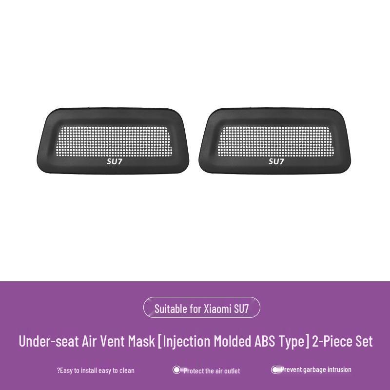 Dustproof Anti-Clog Air Vent Cover for Xiaomi SU7 Under-Seat, Rear AC Cover, Mod Decorative Accessory
Dustproof Anti-Clog Air Vent Cover for Xiaomi SU7 Under-Seat, Rear AC Cover, Mod Decorative Accessory
