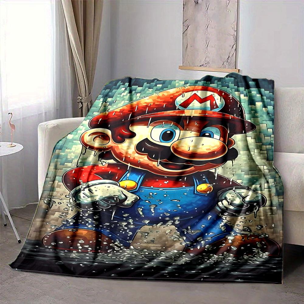 1pc Freezing Mario Soft & Warm Flannel Blanket, Multi-Purpose Throw Blanket for Couch, Sofa, Office, Bed, Camping, Travel 80x120cm
1pc Freezing Mario Soft & Warm Flannel Blanket, Multi-Purpose Throw Blanket for Couch, Sofa, Office, Bed, Camping, Travel 80x120cm