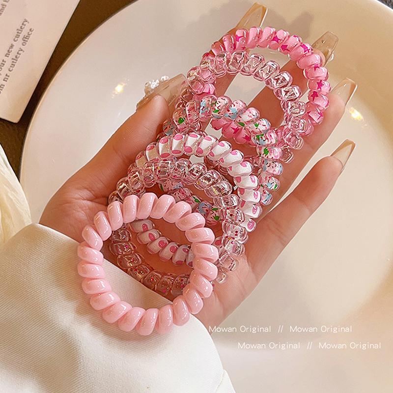 6Pcs Candy Color Hair Rope Girl Summer Telephone Wire Elastic Hair Band Frosted Spiral Cord Rubber Hair Tie Stretch Headband розовый
6Pcs Candy Color Hair Rope Girl Summer Telephone Wire Elastic Hair Band Frosted Spiral Cord Rubber Hair Tie Stretch Headband розовый