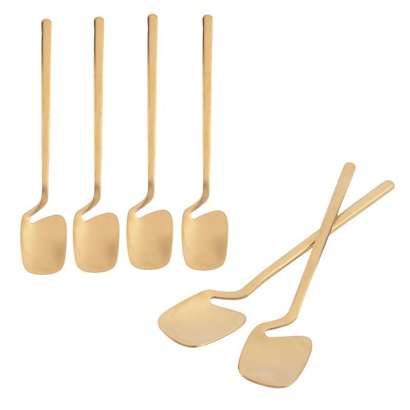 A84E-Coffee Spoons,6 Pieces Espresso Spoons,5.6 Inches Stainless Steel Small Spoons Teaspoons Tiny Spoon золотий
A84E-Coffee Spoons,6 Pieces Espresso Spoons,5.6 Inches Stainless Steel Small Spoons Teaspoons Tiny Spoon золотий