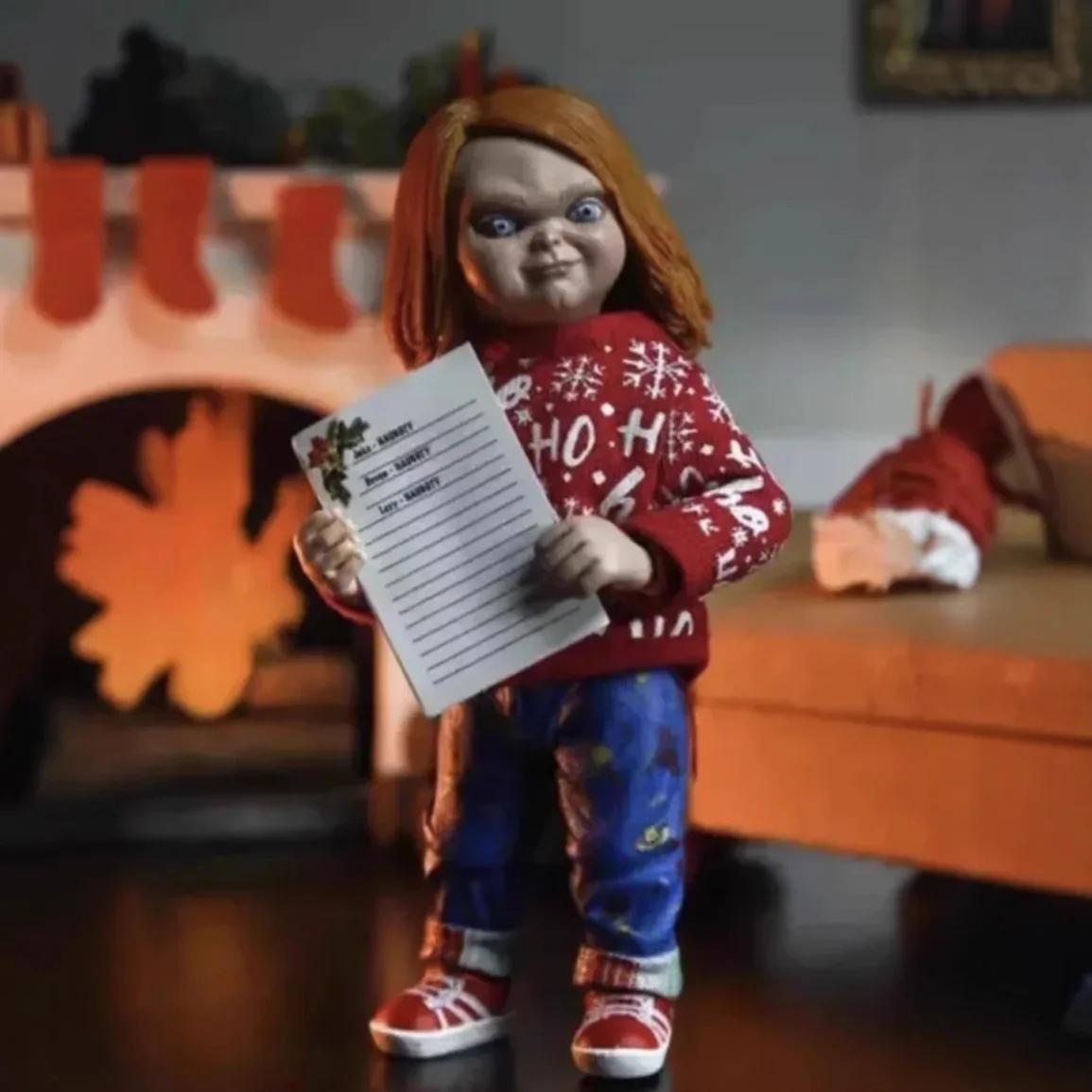 12CM Figure Christmas Chucky Christmas Version Edition Action Figure Model Toys Decoration Birthday Present Friend
12CM Figure Christmas Chucky Christmas Version Edition Action Figure Model Toys Decoration Birthday Present Friend