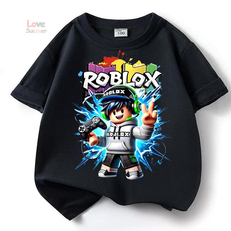 2026 Robloxing kid T-shirt Boys Game Sports Cotton T-shirt Child Cartoon Short sleeve top Casual Street Harajuku Clothes 140
2026 Robloxing kid T-shirt Boys Game Sports Cotton T-shirt Child Cartoon Short sleeve top Casual Street Harajuku Clothes 140