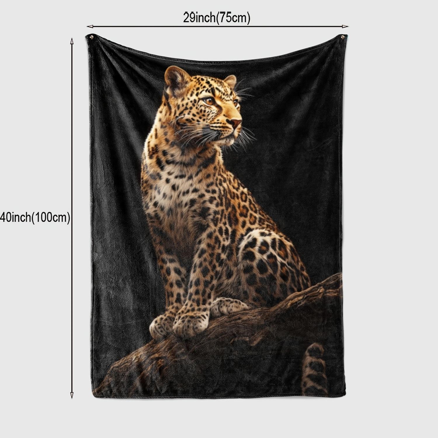 Luxurious Leopard Print Flannel Throw Blanket - Cozy, Tear-Resistant, All-Season Comfort for Couch, Bed, Office, or Camping - Pe 130x150cm
Luxurious Leopard Print Flannel Throw Blanket - Cozy, Tear-Resistant, All-Season Comfort for Couch, Bed, Office, or Camping - Pe 130x150cm