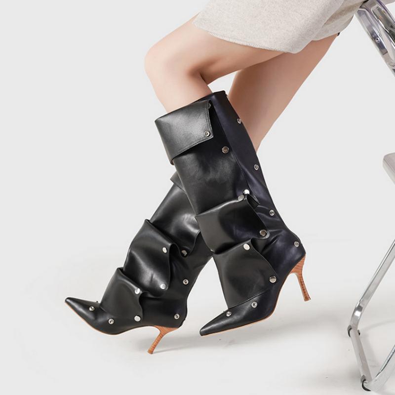 Модные FHC 2024 Новые женские ботфорты, Джинсовые длинные боты, Весенне-осенняя модная обувь с заклепками, Острый носок, Черный, Белый, Коричневый, Дропшиппинг 35 чёрный
Модные FHC 2024 Новые женские ботфорты, Джинсовые длинные боты, Весенне-осенняя модная обувь с заклепками, Острый носок, Черный, Белый, Коричневый, Дропшиппинг 35 чёрный