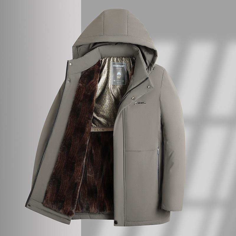 Мужская куртка с отстегивающимся капюшоном, утепленная, на подкладке, утолщенная, из пухового хлопка--Теплая и холодная, в стиле business casual, для улицы, легкая, пушистая, мягкая куртка L хаки
Мужская куртка с отстегивающимся капюшоном, утепленная, на подкладке, утолщенная, из пухового хлопка--Теплая и холодная, в стиле business casual, для улицы, легкая, пушистая, мягкая куртка L хаки