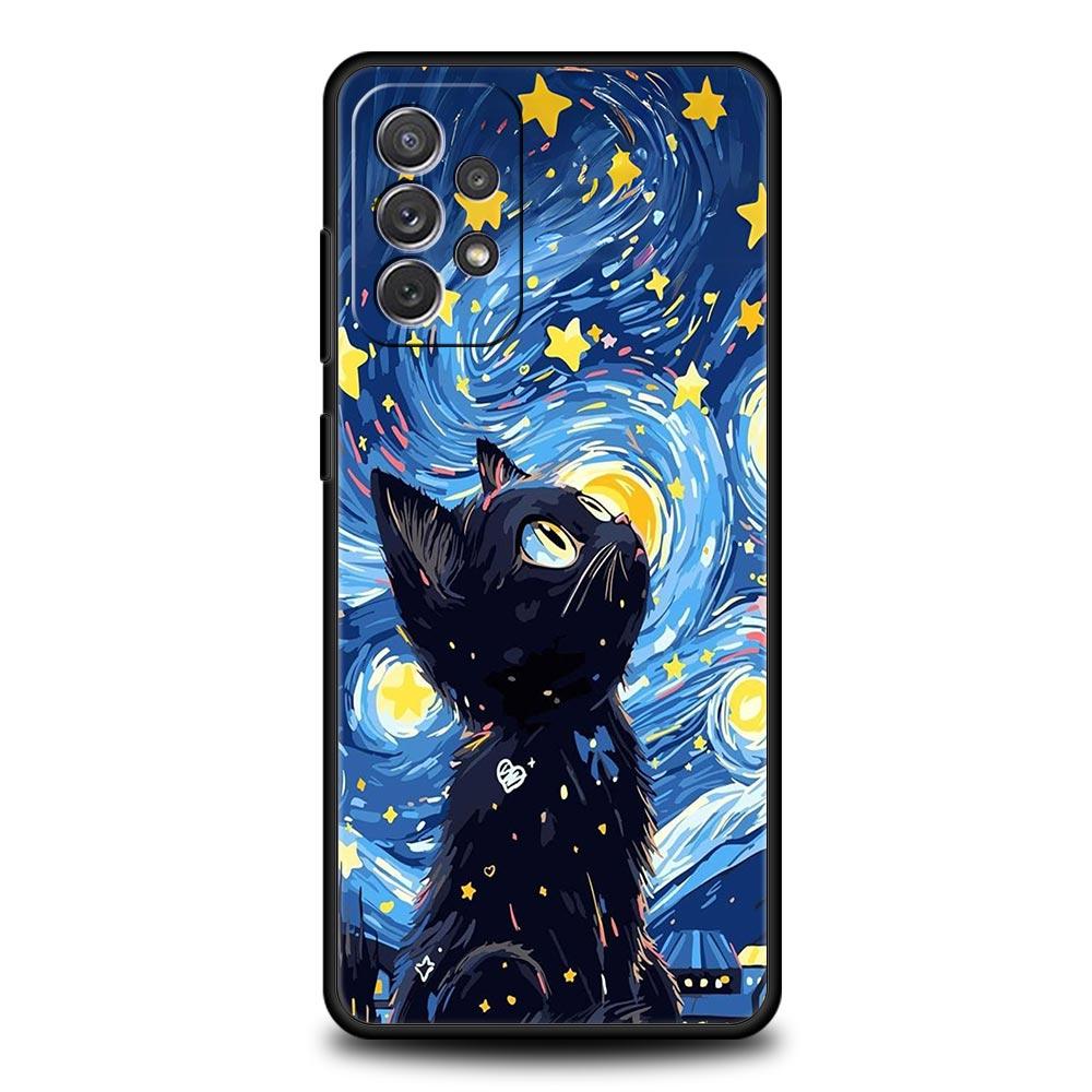 Cat Van Gogh Starry Sky Phone Case For Samsung Galaxy A17 A07 A55 A35 A25 A15 A05 A33 A31 A23 A21s A13 A41 A73 A53 A51 A71Cover Samsung A73 5G
Cat Van Gogh Starry Sky Phone Case For Samsung Galaxy A17 A07 A55 A35 A25 A15 A05 A33 A31 A23 A21s A13 A41 A73 A53 A51 A71Cover Samsung A73 5G
