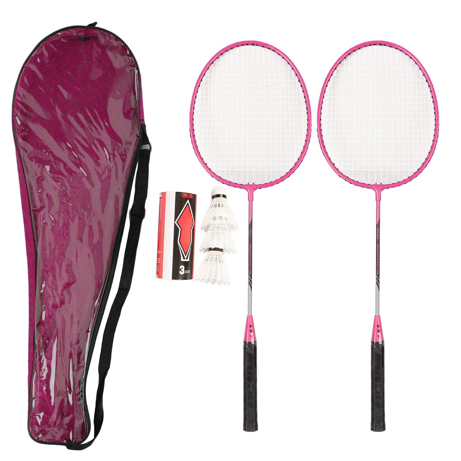 Badminton Rackets Iron Alloy Lightweight Badminton Racquets with 3 Balls for Beginners Student
Badminton Rackets Iron Alloy Lightweight Badminton Racquets with 3 Balls for Beginners Student