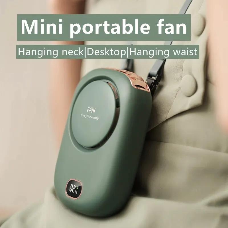 Mini Portable Neck Fan Rechargeable Bladeless Turbo Ultra Quiet Student Hand Held Fan Outdoor Sports Travel Wind Air Conditioner
Mini Portable Neck Fan Rechargeable Bladeless Turbo Ultra Quiet Student Hand Held Fan Outdoor Sports Travel Wind Air Conditioner