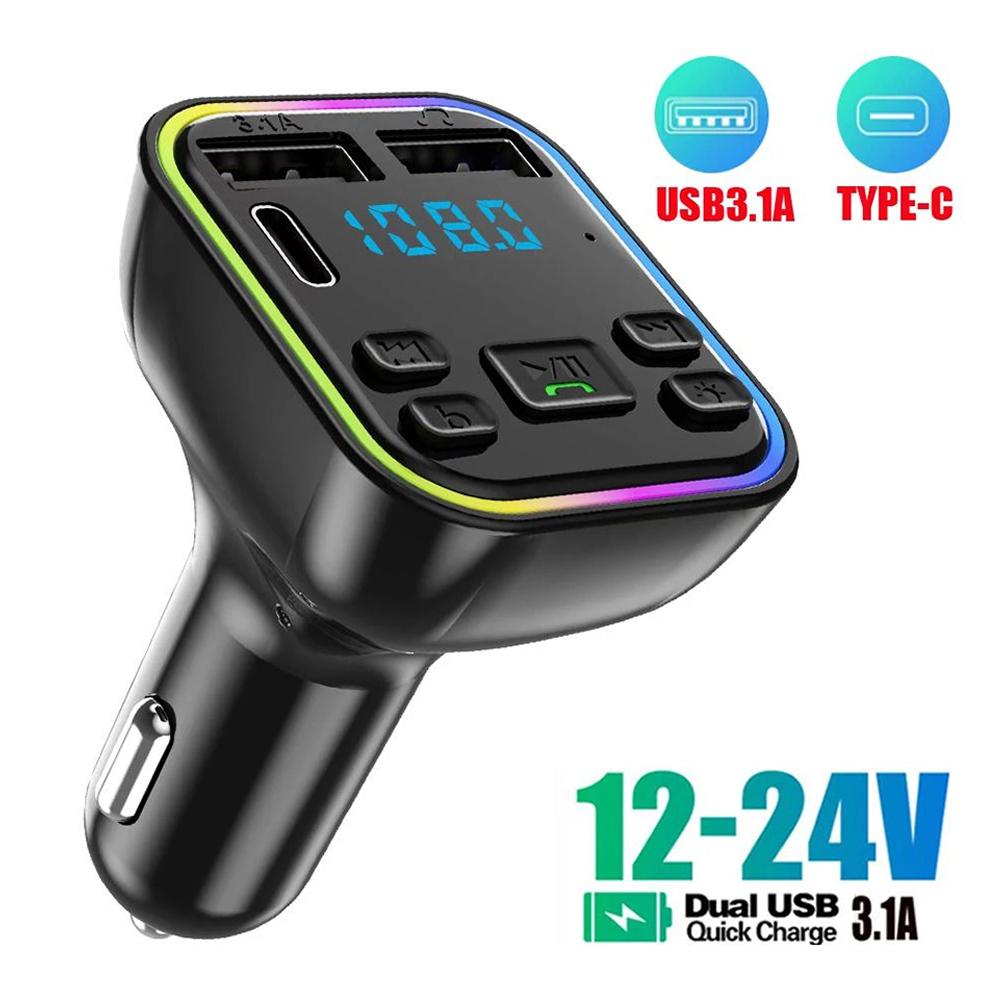 G38 Bluetooth 5.0 FM-передатчик Автомобильный комплект громкой связи PD Type-C Dual USB 3.1A Быстрое зарядное устройство Автомобильный MP3-модулятор Плеер Аудиоприемник чёрный
G38 Bluetooth 5.0 FM-передатчик Автомобильный комплект громкой связи PD Type-C Dual USB 3.1A Быстрое зарядное устройство Автомобильный MP3-модулятор Плеер Аудиоприемник чёрный