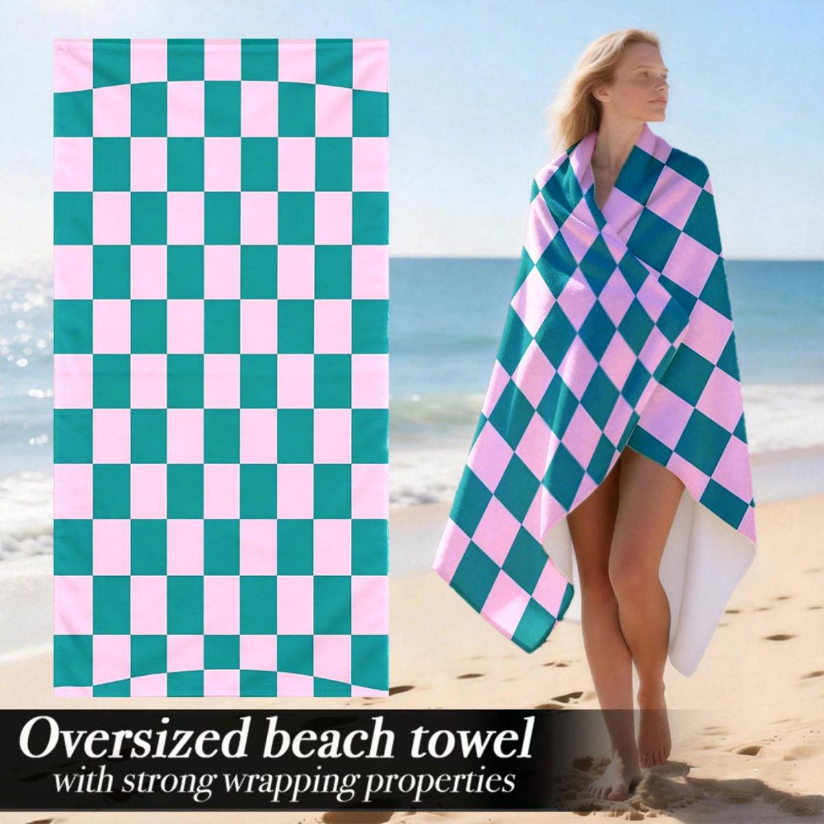 Oversized Luxury Microfiber Beach Towel | Lightweight, Soft, With Strong Wrapping Properties | Ideal For Camping, Travel, Easter W40*H60(CM)
Oversized Luxury Microfiber Beach Towel | Lightweight, Soft, With Strong Wrapping Properties | Ideal For Camping, Travel, Easter W40*H60(CM)