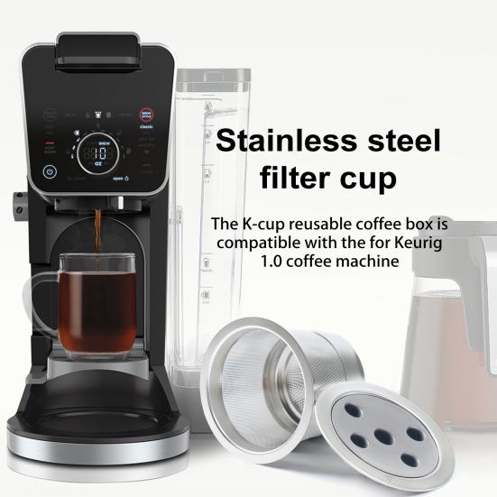 Многоразовый кофейный фильтр для Keurig 1 5 Hole Universal Refillable K-Cup Filters Экологичный Без BPA
Многоразовый кофейный фильтр для Keurig 1 5 Hole Universal Refillable K-Cup Filters Экологичный Без BPA