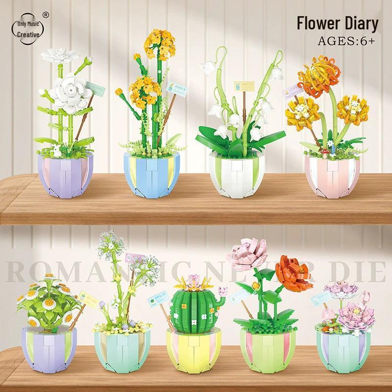 Weile 2080-2088 Mini Bouquet Potted Plant Building Blocks Indoor Ornament Holiday Gift
Weile 2080-2088 Mini Bouquet Potted Plant Building Blocks Indoor Ornament Holiday Gift