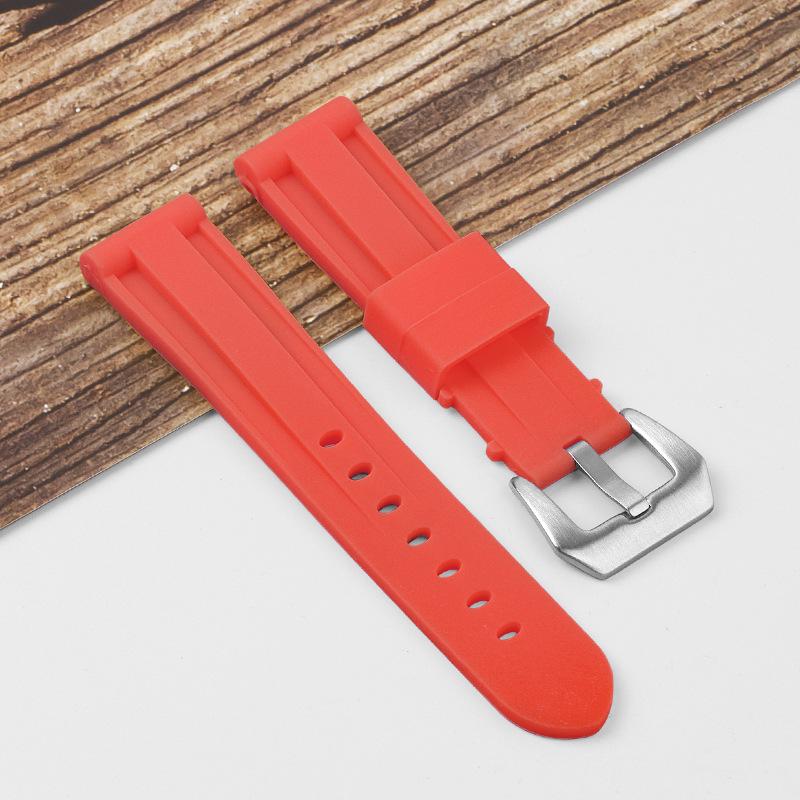 Compatible with PAM Panerai 368/351/389 - Silicone Watch Strap, 22/24/26mm, Rubber 24mm
Compatible with PAM Panerai 368/351/389 - Silicone Watch Strap, 22/24/26mm, Rubber 24mm