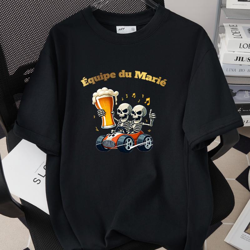 260G Cotton Wedding Prep T-shirts Future Groom & Team Groom, French Unisex’s EVG Single Farewell Party Oversized Loose Clothing M11 4XL
260G Cotton Wedding Prep T-shirts Future Groom & Team Groom, French Unisex’s EVG Single Farewell Party Oversized Loose Clothing M11 4XL