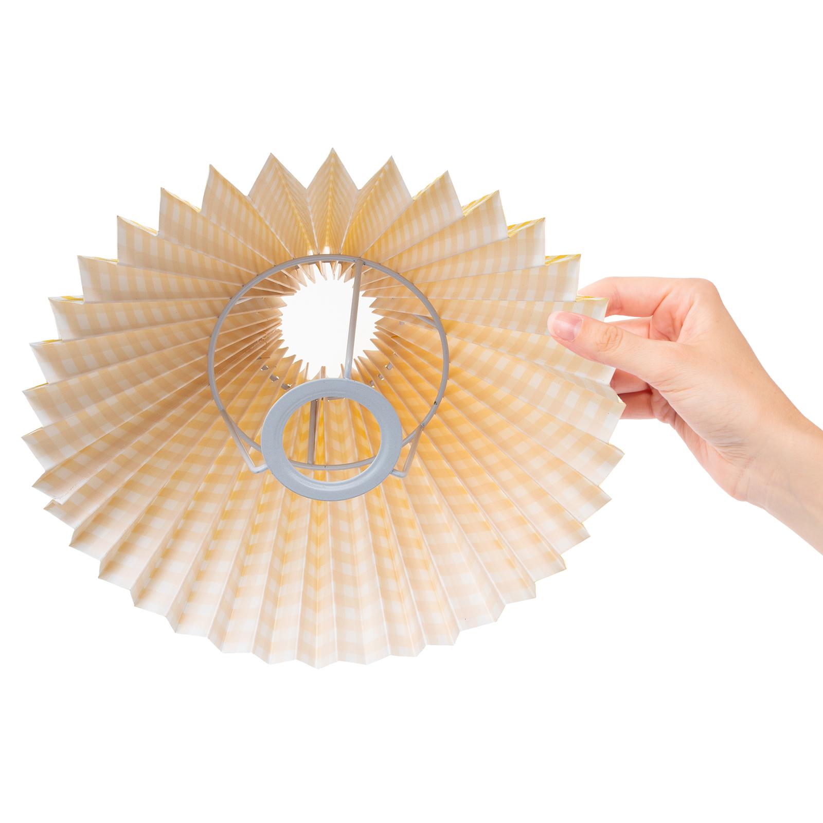 Small Round Table Lamp Shade Pleated Modern Lampshade for Desk Bedside Lighting Fabric Iron Frame Dust Cover Lamp Accessory жовтий
Small Round Table Lamp Shade Pleated Modern Lampshade for Desk Bedside Lighting Fabric Iron Frame Dust Cover Lamp Accessory жовтий