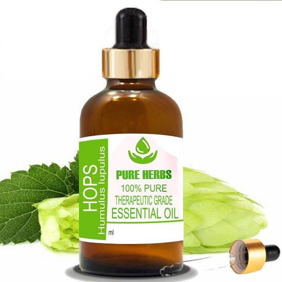 Pure Herbs Hops (Humulus lupulus) Pure & Natural Therapeutic Grade Essential Oil Glass 10 ml
Pure Herbs Hops (Humulus lupulus) Pure & Natural Therapeutic Grade Essential Oil Glass 10 ml