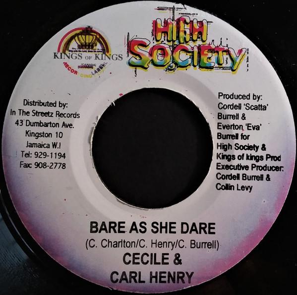 7inch Record CE CILE & CARL HENRY / LENNY SPORTS - Bare As She Dare / Ting Deh none Kings of Kings, 2003 Jamaica Reggae, Ska & Dub Used
7inch Record CE CILE & CARL HENRY / LENNY SPORTS - Bare As She Dare / Ting Deh none Kings of Kings, 2003 Jamaica Reggae, Ska & Dub Used