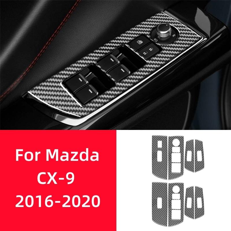 Для Mazda CX-9 2016-2023 Аксесуари для інтер єру Вуглецеве волокно Панель управління підйомом вікон автомобіля Декоративна наклейка Кришка Накладка Рамка Style B(RHD)
Для Mazda CX-9 2016-2023 Аксесуари для інтер єру Вуглецеве волокно Панель управління підйомом вікон автомобіля Декоративна наклейка Кришка Накладка Рамка Style B(RHD)