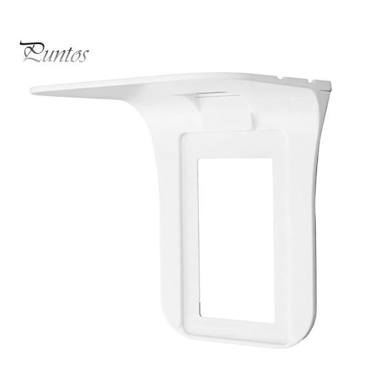 Настенная розетка Полка для дома Спальня Кухня Настенное крепление для сотового телефона Динамик Электрическая зубная щетка Ночной светильник Органайзер Стеллаж для хранения белый