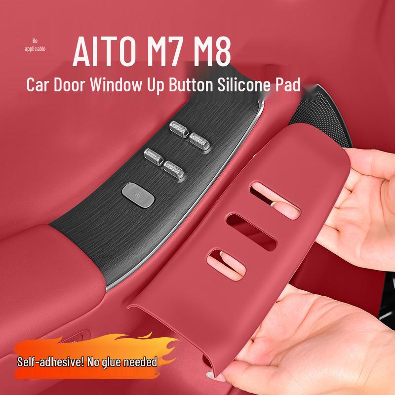 Silicone Button Pad for AITO M7 M8 Car Window Lift – Interior Decoration Accessory. Prime Apricot - 5 Seats
Silicone Button Pad for AITO M7 M8 Car Window Lift – Interior Decoration Accessory. Prime Apricot - 5 Seats
