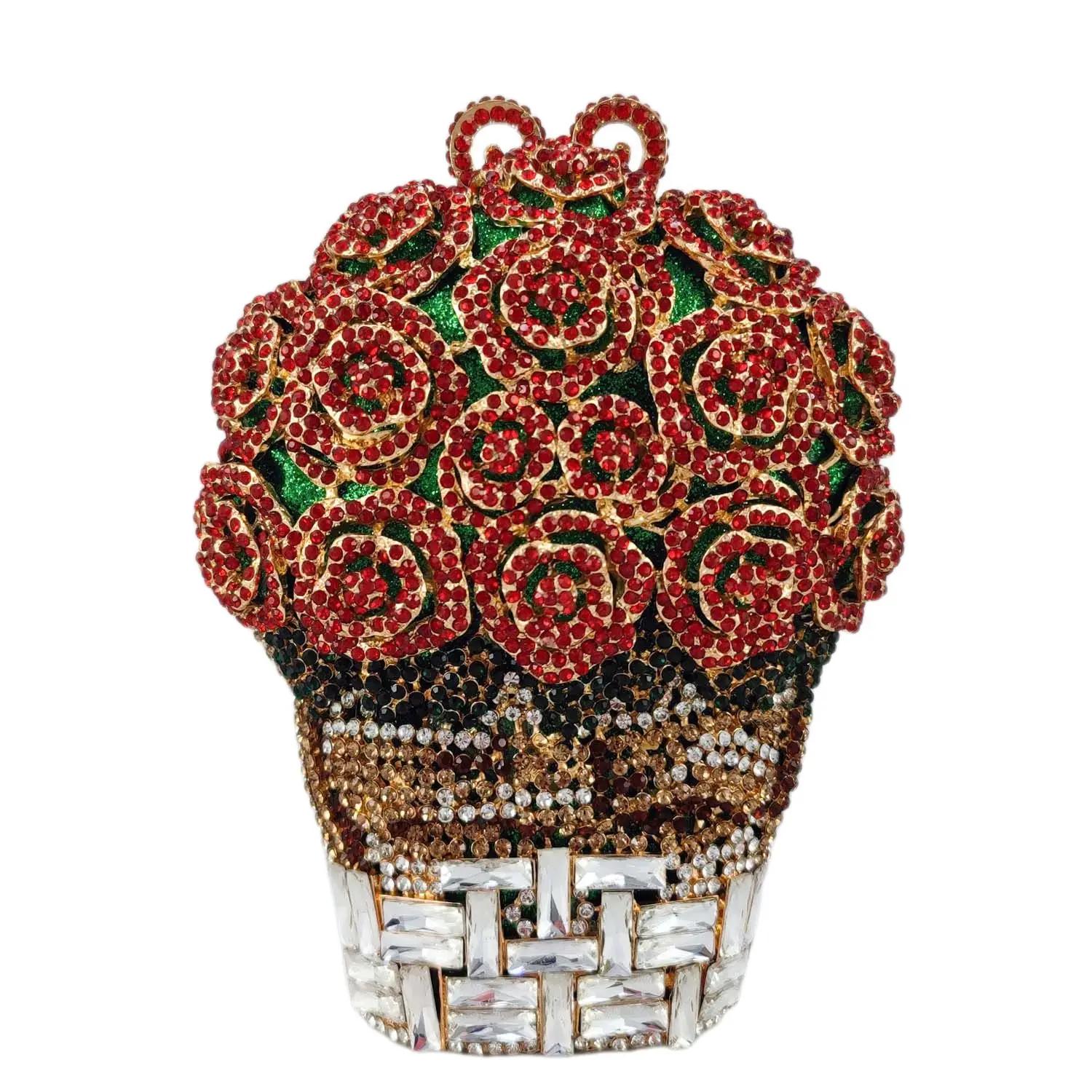Boutique De FGG Crystal Clutch Bouquet of Flowers Evening Handbags Party Dinner Bridal Floral Rhinestone Minaudiere Handbags Mini Clutch
Boutique De FGG Crystal Clutch Bouquet of Flowers Evening Handbags Party Dinner Bridal Floral Rhinestone Minaudiere Handbags Mini Clutch