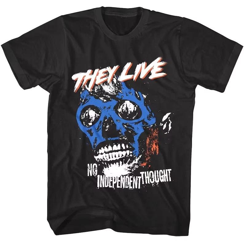 They Live Men s 100% Cotton T-shirt Mens Tees Top No Independent Thought Vintage Graphic Tee 2XL
They Live Men s 100% Cotton T-shirt Mens Tees Top No Independent Thought Vintage Graphic Tee 2XL