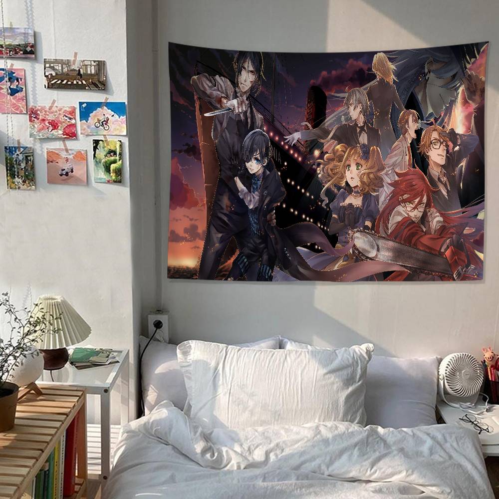 BBlack Anime BButler DIY Wall Tapestry For Living Room Home Dorm Decor Wall Art Decor 74x94cm(29x37in)
BBlack Anime BButler DIY Wall Tapestry For Living Room Home Dorm Decor Wall Art Decor 74x94cm(29x37in)