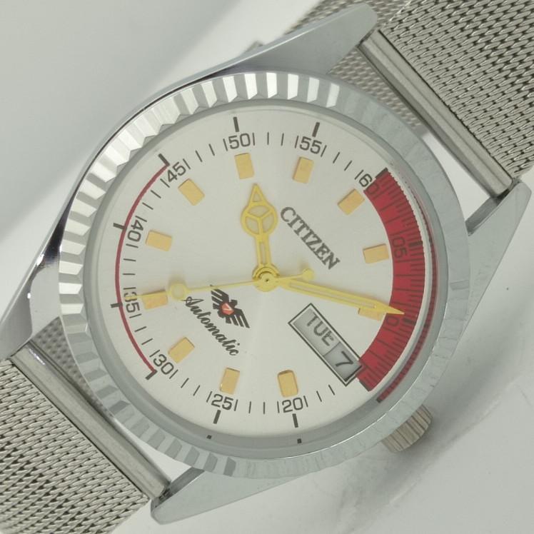 REFURBISHED CITIZEN AUTOMATIC 8200 JAPAN MENS SILVER DIAL WATCH 09-a413176-2 Sku009-a413176
REFURBISHED CITIZEN AUTOMATIC 8200 JAPAN MENS SILVER DIAL WATCH 09-a413176-2 Sku009-a413176