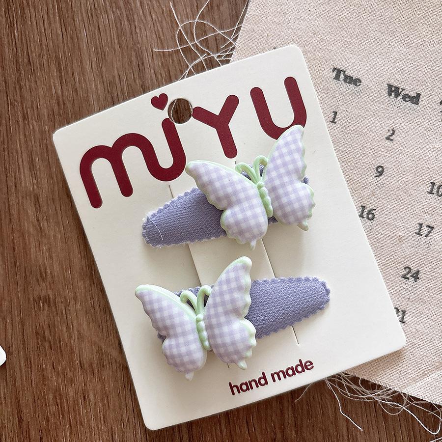 Koreansweet Candy-colored Plaid Butterfly Children Bb Clip Bangs Hairpin Headwear Girls Kids Hair Accessories
Koreansweet Candy-colored Plaid Butterfly Children Bb Clip Bangs Hairpin Headwear Girls Kids Hair Accessories