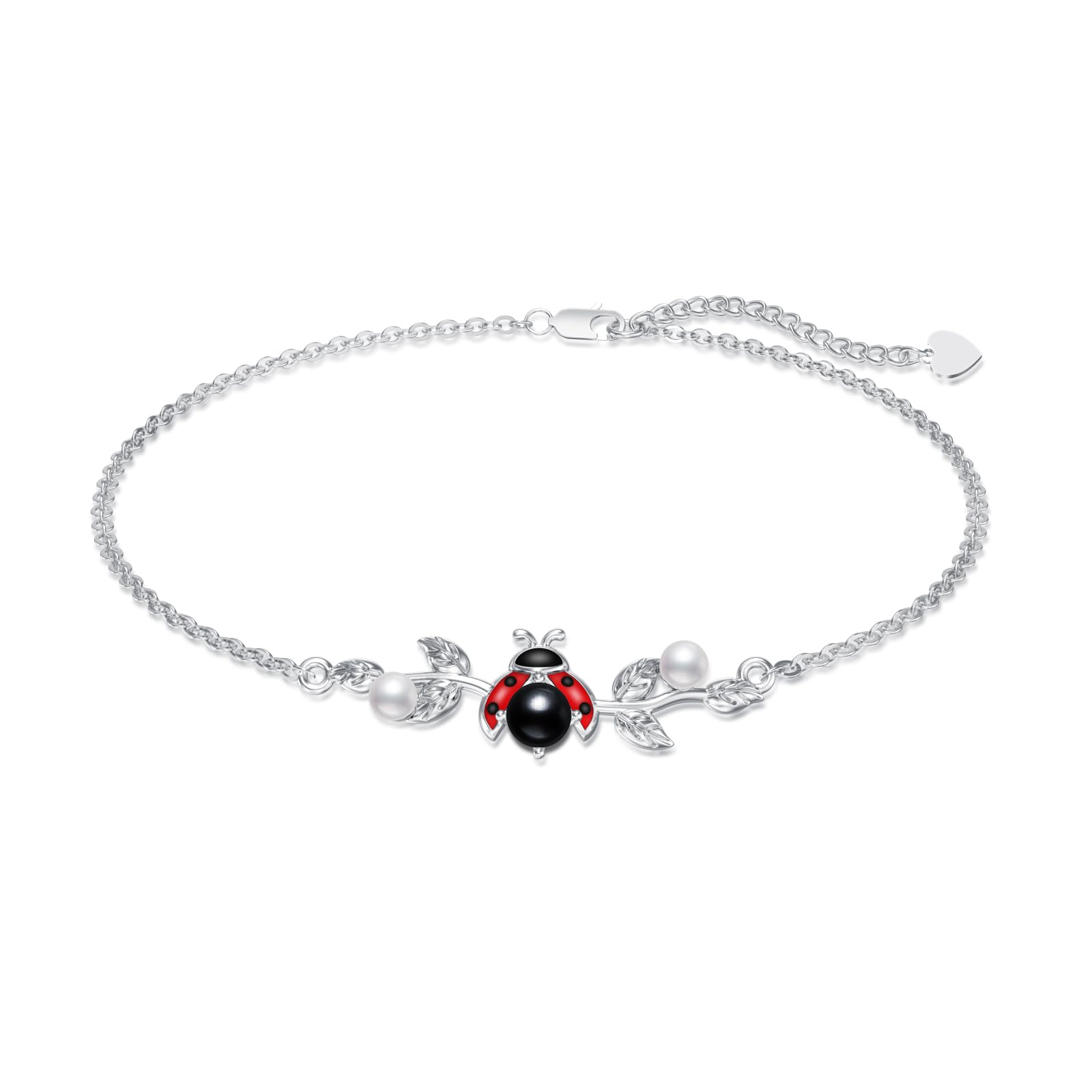 Ladybug Bracelet, Made of 925 Sterling Silver, Hypoallergenic, Ladybug Leaf Bracelet, Ladybug Accessory, Women s
Ladybug Bracelet, Made of 925 Sterling Silver, Hypoallergenic, Ladybug Leaf Bracelet, Ladybug Accessory, Women s