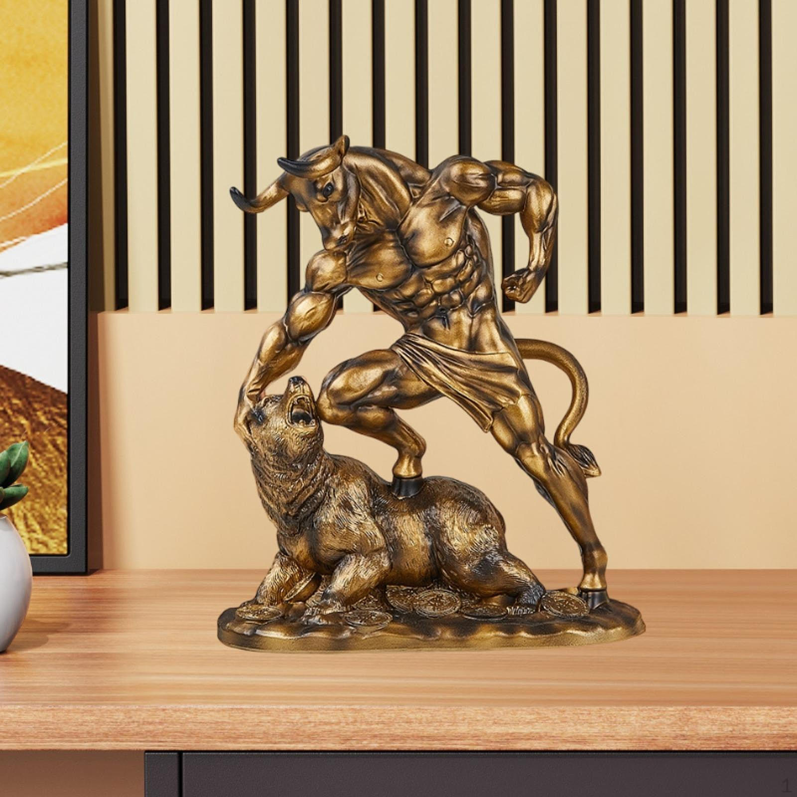 Statue Animal Sculpture Resin Figurine Home Office Decor for Investors style C
Statue Animal Sculpture Resin Figurine Home Office Decor for Investors style C
