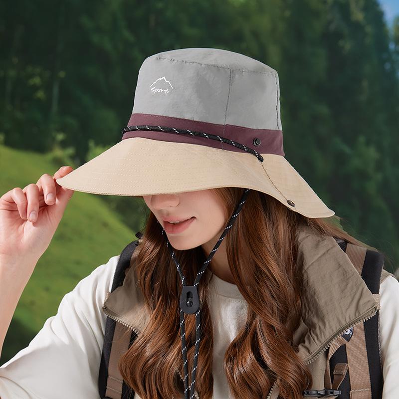 Летняя уличная шляпа от солнца для отдыха, альпинизма, рыбалки, со шнурком, шляпа от солнца, женская шляпа-ведро с большими полями, быстросохнущая, водонепроницаемая
Летняя уличная шляпа от солнца для отдыха, альпинизма, рыбалки, со шнурком, шляпа от солнца, женская шляпа-ведро с большими полями, быстросохнущая, водонепроницаемая