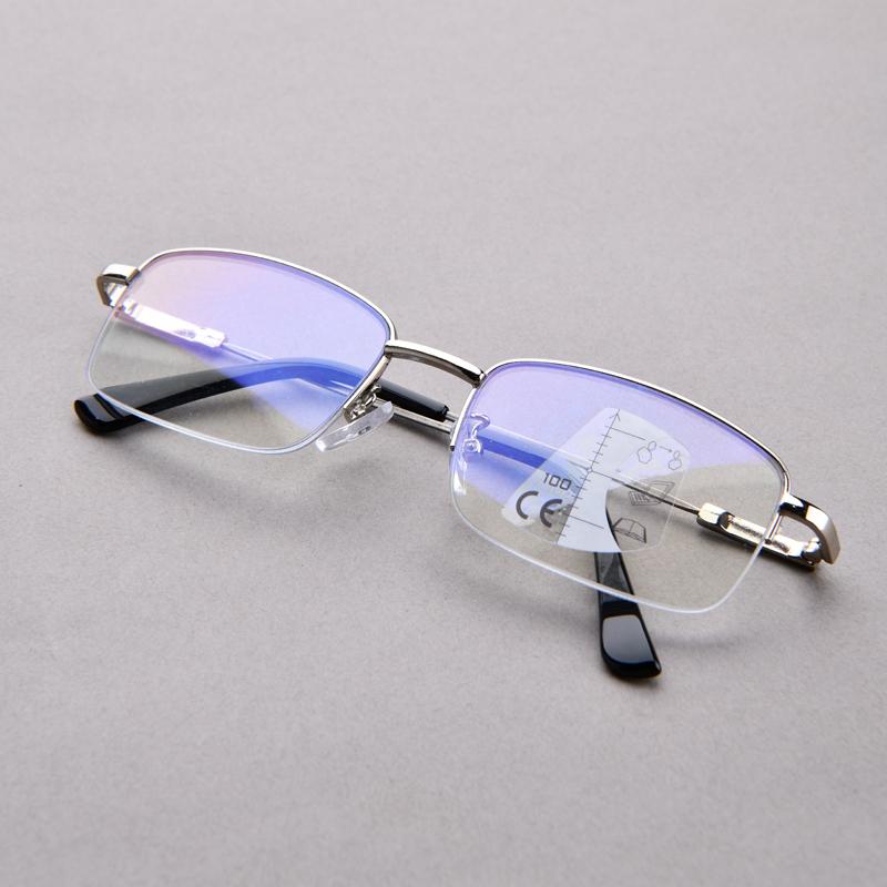 3 in 1 Progressive Multifocal Reading Glasses For Men Half Frme Eyeglasses Easy To Look Far and Near +1.0 To +4.0 +100 серебряный
3 in 1 Progressive Multifocal Reading Glasses For Men Half Frme Eyeglasses Easy To Look Far and Near +1.0 To +4.0 +100 серебряный
