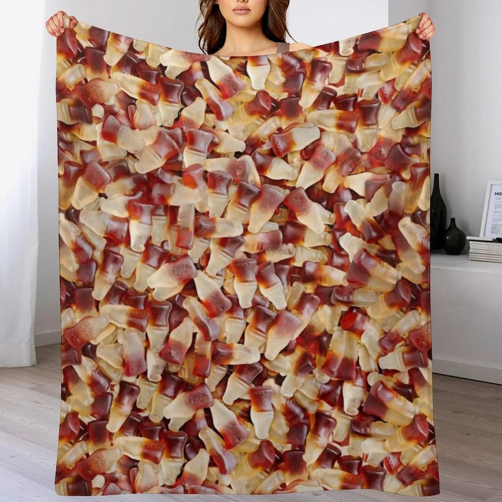 Gummy Cola Bottles Candy Photo Pattern Throw Blanket Durable Warm Blanket for Daily Home Use 102x76cm(40x30in)
Gummy Cola Bottles Candy Photo Pattern Throw Blanket Durable Warm Blanket for Daily Home Use 102x76cm(40x30in)