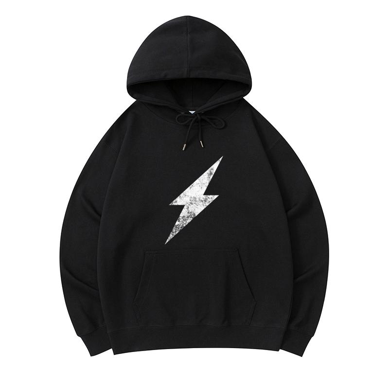 300 GSM Men s Healthy Cotton Hoodies White Lightning Bolt Print Premium Cotton Sweatshirt
300 GSM Men s Healthy Cotton Hoodies White Lightning Bolt Print Premium Cotton Sweatshirt