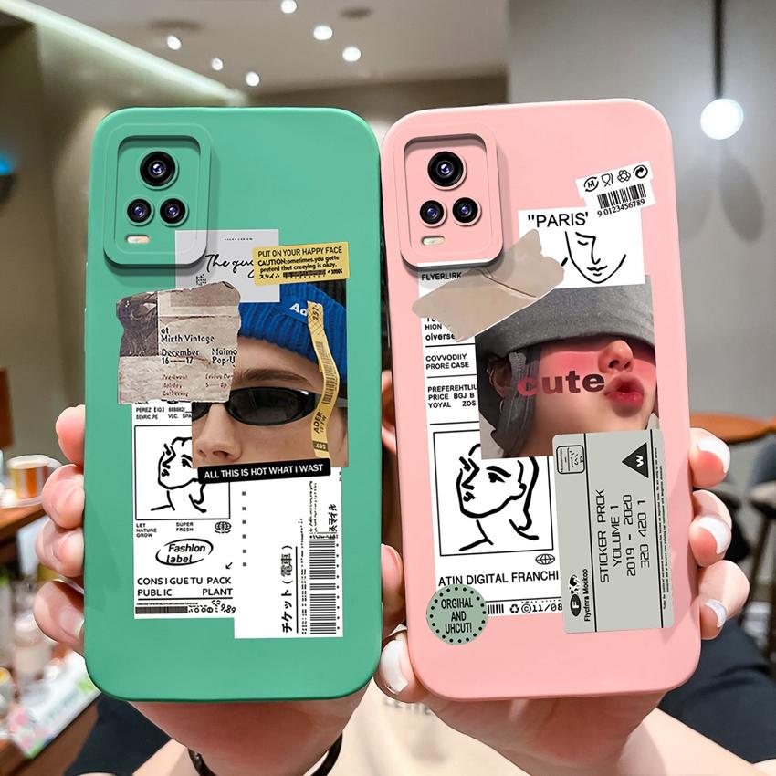 Cover Case For Vivo S10 Y75 V20 V19 V17 Y77 Cute Boy Girl Pattern Soft Liquid High Quality Anti Drop Durable Anti Slip Shell For Vivo Cellphone Casing Vivo V20
Cover Case For Vivo S10 Y75 V20 V19 V17 Y77 Cute Boy Girl Pattern Soft Liquid High Quality Anti Drop Durable Anti Slip Shell For Vivo Cellphone Casing Vivo V20