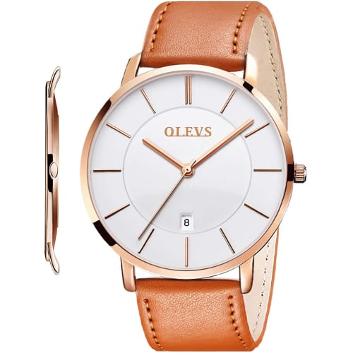 Мужские ультратонкие часы 6,5 мм, простые, модные, повседневные, деловые часы с японским кварцевым механизмом, циферблат 40 мм, ремешок из натуральной кожи, унисекс (Кричать
Мужские ультратонкие часы 6,5 мм, простые, модные, повседневные, деловые часы с японским кварцевым механизмом, циферблат 40 мм, ремешок из натуральной кожи, унисекс (Кричать