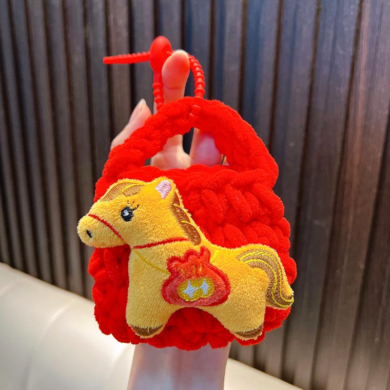 Handmade Cartoon Pony Plush Coin Purse Keychain - Knitted Storage Bag & Backpack Pendant Gift красный
Handmade Cartoon Pony Plush Coin Purse Keychain - Knitted Storage Bag & Backpack Pendant Gift красный