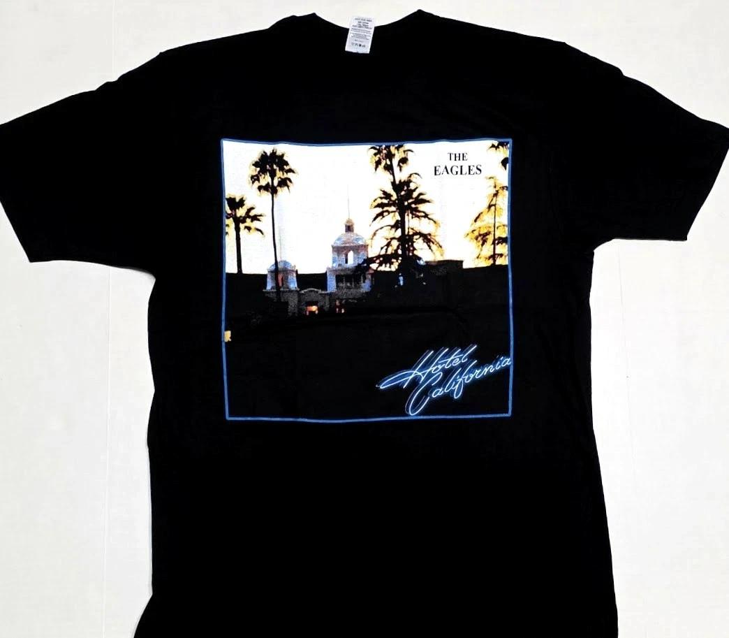 EAGLES T-shirt Classic Rock Band Men s 100% Cotton Tee Black New XXXXL
EAGLES T-shirt Classic Rock Band Men s 100% Cotton Tee Black New XXXXL