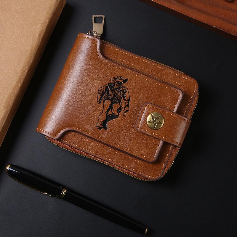 Men s Short Retro Fashion Wallet with Multiple Card Slots Large Capacity Business Zipper Bag Portable
Men s Short Retro Fashion Wallet with Multiple Card Slots Large Capacity Business Zipper Bag Portable