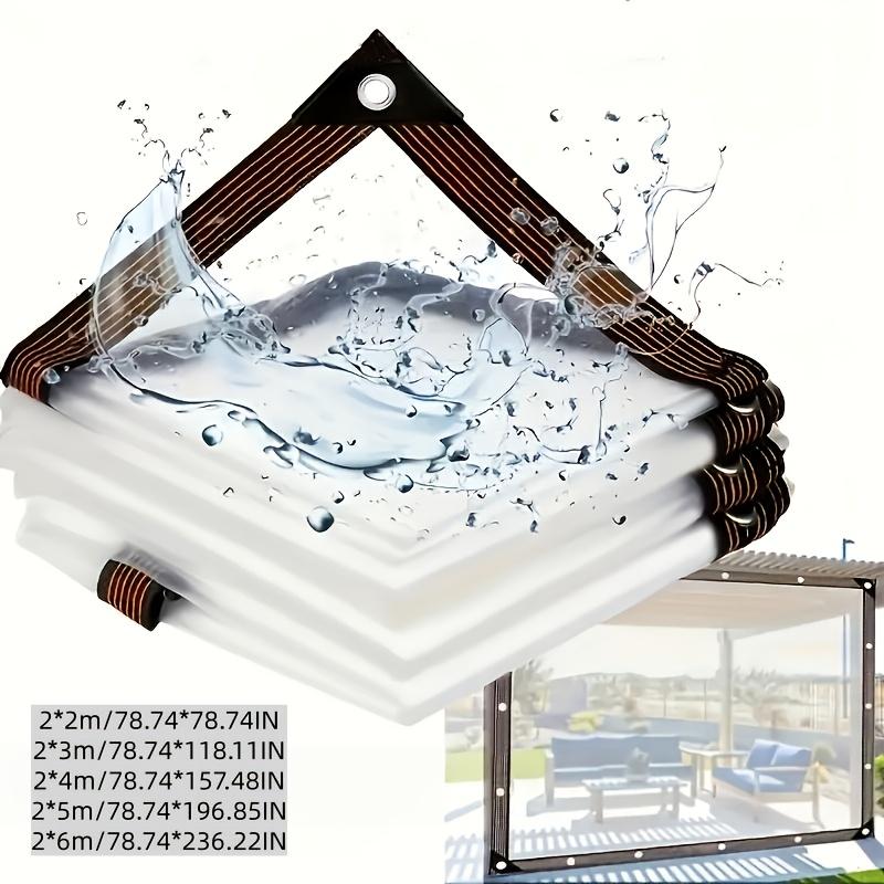 200 x 300cmTransparent Tarp,Mil Heavy-Duty Clear PVC Film, Waterproof with Grommets, Tear-Resistant for Outdoor Roof Patio 2*3M білий
200 x 300cmTransparent Tarp,Mil Heavy-Duty Clear PVC Film, Waterproof with Grommets, Tear-Resistant for Outdoor Roof Patio 2*3M білий