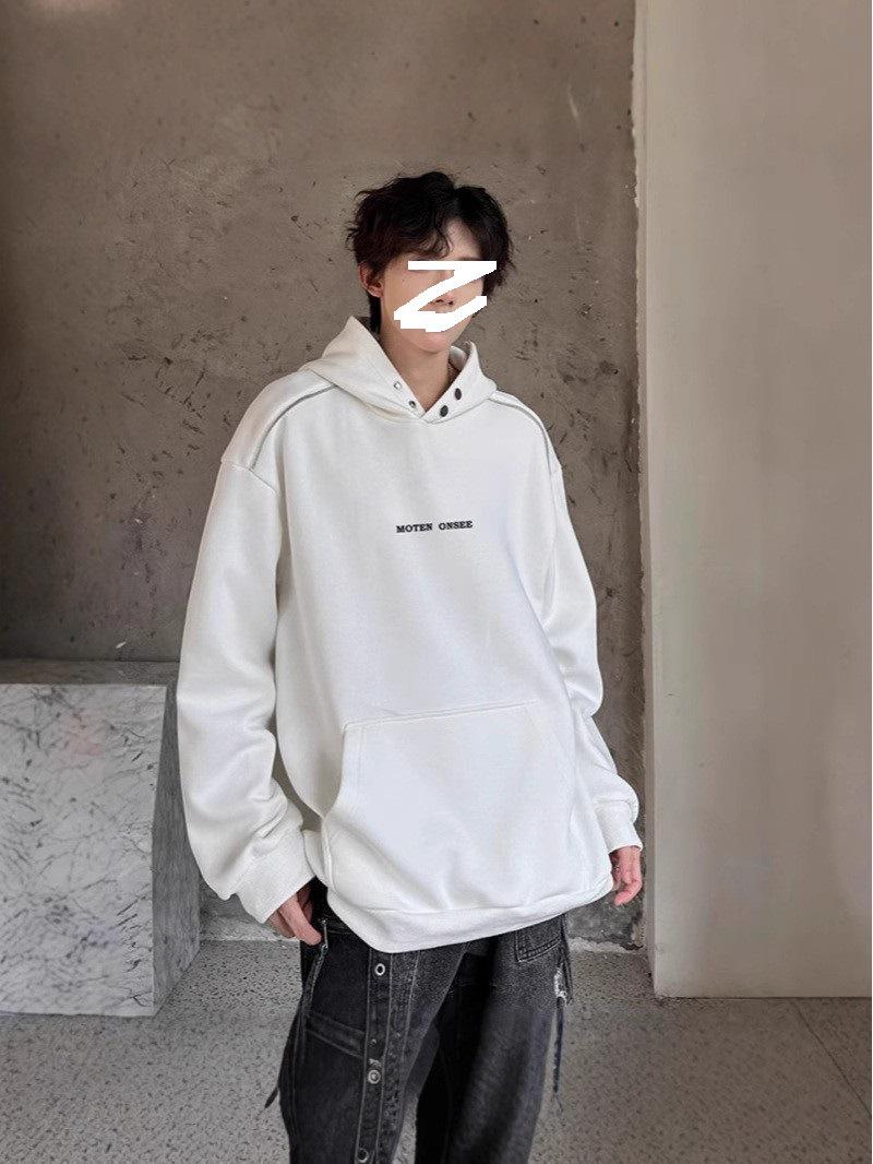 Men s Fleece-Lined Heavyweight Hooded Sweatshirt - Autumn/Winter Button-Up with Shoulder Zip Streetwear, Cool High-End Feel, Cleanfit Jacket M
Men s Fleece-Lined Heavyweight Hooded Sweatshirt - Autumn/Winter Button-Up with Shoulder Zip Streetwear, Cool High-End Feel, Cleanfit Jacket M