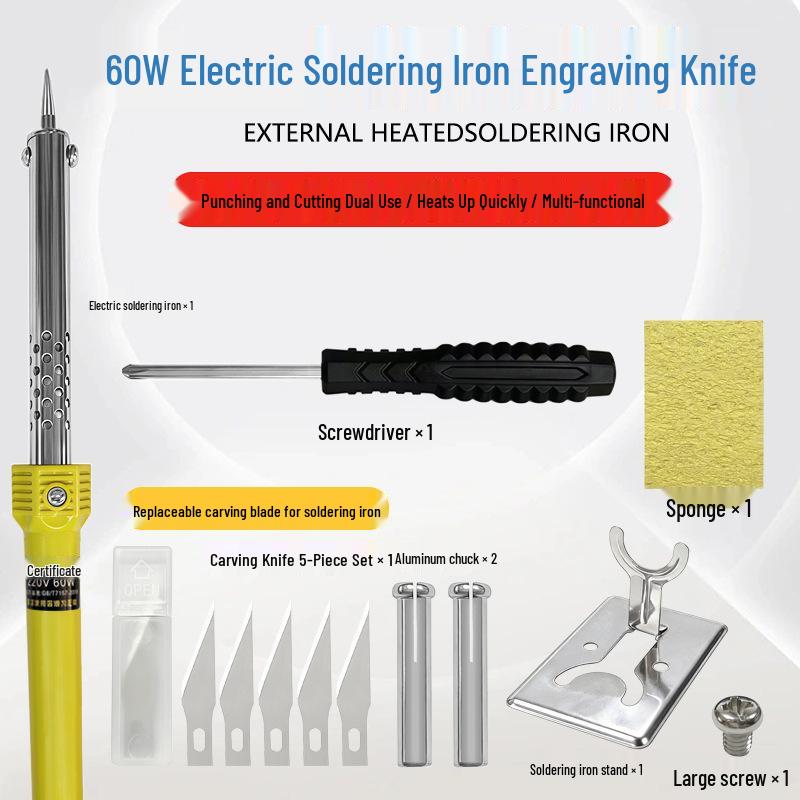Electric Heat Knife for Soldering, Carving, and Cutting Plastic Bottles into Flower Pots
Electric Heat Knife for Soldering, Carving, and Cutting Plastic Bottles into Flower Pots