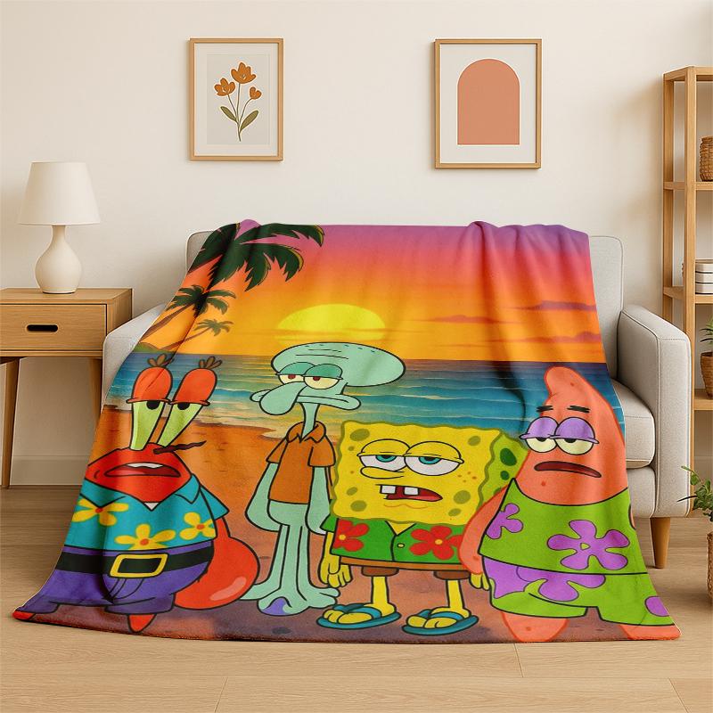 Cartoon SSpongeBob Patrick Star Flannel Blanket Soft Warm Throw Blanket for Bedroom Living Room Bed Travel Camping Picnic Kid 75x100cm (30x40inch)
Cartoon SSpongeBob Patrick Star Flannel Blanket Soft Warm Throw Blanket for Bedroom Living Room Bed Travel Camping Picnic Kid 75x100cm (30x40inch)