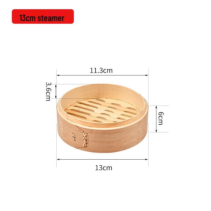 ZISIZ Carbonized Deep Bamboo Mini Steamer Basket Set (2-Pack)
ZISIZ Carbonized Deep Bamboo Mini Steamer Basket Set (2-Pack)