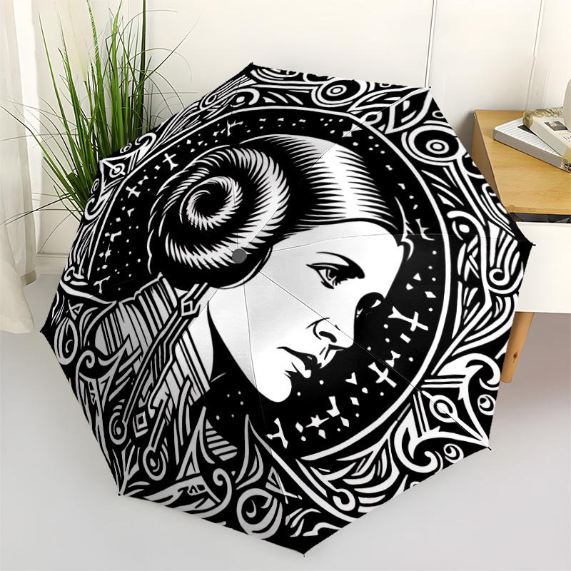 1pc Princess Leia Open/Close Folding Umbrella - Raining Gear for Travel Umbrella, All- Portable Umbrella for & Men 8-Rib yy251229054
1pc Princess Leia Open/Close Folding Umbrella - Raining Gear for Travel Umbrella, All- Portable Umbrella for & Men 8-Rib yy251229054