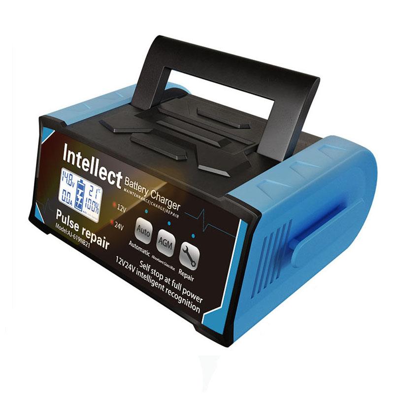 12V-24V Car Battery Charger High Power 210W Smart Pulse Repair Fast Charging for Lead-Acid AGM GEL WET Intelligent Car Battery
12V-24V Car Battery Charger High Power 210W Smart Pulse Repair Fast Charging for Lead-Acid AGM GEL WET Intelligent Car Battery