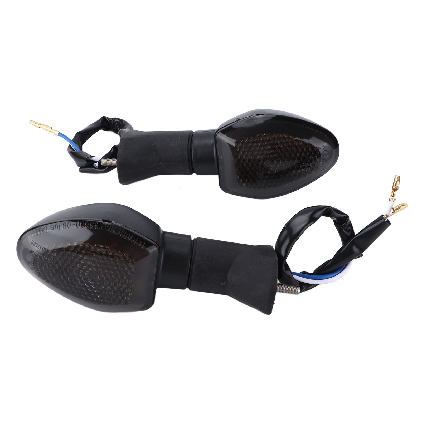 2pcs Turn Signal Light Flasher Indicator Blinker Motorcycle Accessories Replacement for Suzuki Dark Brown
2pcs Turn Signal Light Flasher Indicator Blinker Motorcycle Accessories Replacement for Suzuki Dark Brown