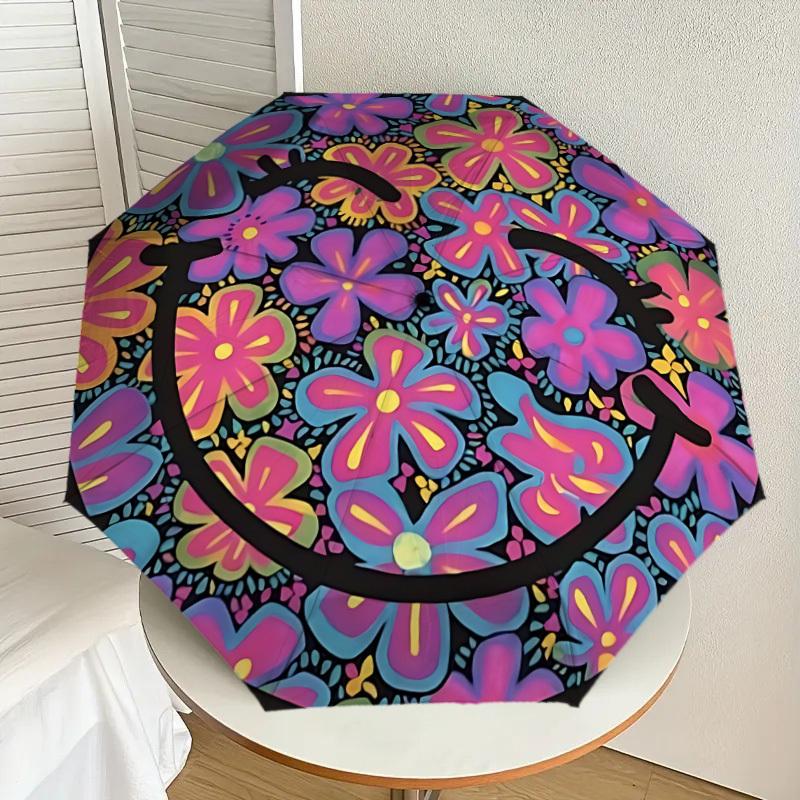 1pc Flower Mandala Pattern Automatic Folding Umbrella, Heavy-Duty 8-Rib Construction, Perfect for Everyday yy251114165
1pc Flower Mandala Pattern Automatic Folding Umbrella, Heavy-Duty 8-Rib Construction, Perfect for Everyday yy251114165