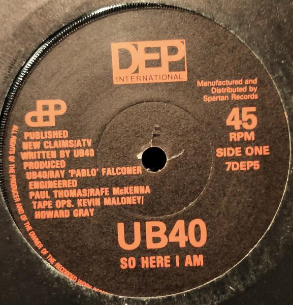 7inch Record UB40 - So Here I Am 7DEP5 DEP Internation 1982 UK Reggae, Ska & Dub Used
7inch Record UB40 - So Here I Am 7DEP5 DEP Internation 1982 UK Reggae, Ska & Dub Used